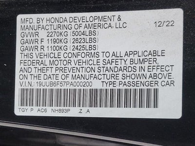 2023 Acura TLX w/A-Spec Package