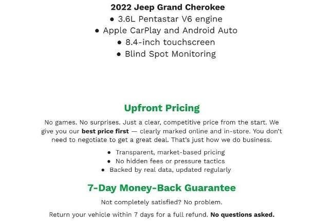 2022 Jeep Grand Cherokee WK Limited 4x4