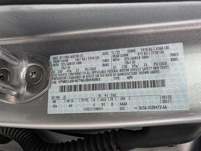 2022 Ford Escape SEL