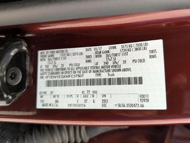 2017 Ford F-150 XL