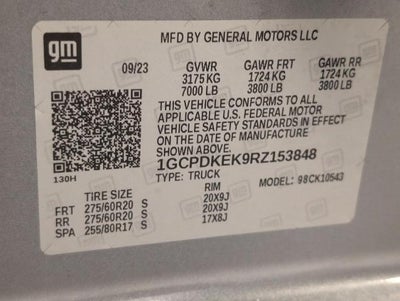 2024 Chevrolet Silverado 1500 LT (2FL)