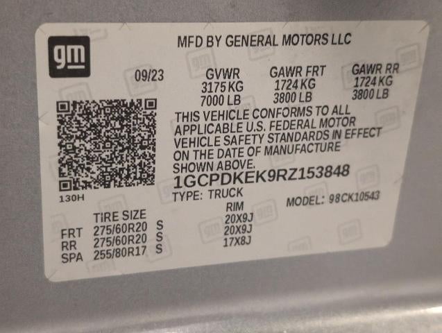 2024 Chevrolet Silverado 1500 LT (2FL)