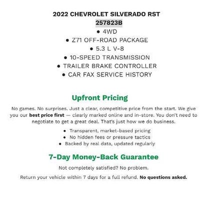 2022 Chevrolet Silverado 1500 LTD RST