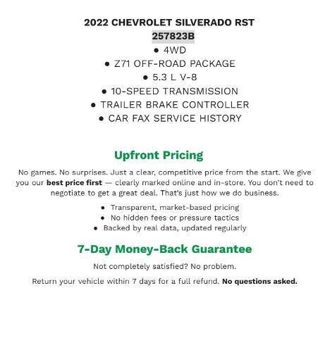 2022 Chevrolet Silverado 1500 LTD RST