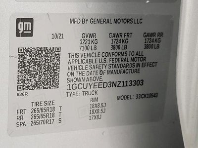 2022 Chevrolet Silverado 1500 LTD RST