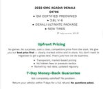 2022 GMC Acadia Denali