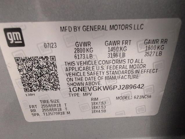 2023 Chevrolet Traverse LT Cloth