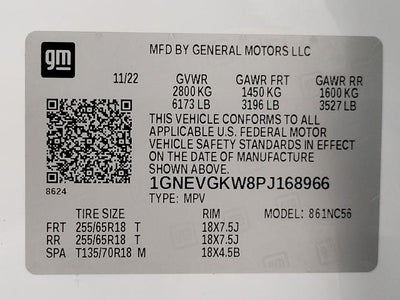 2023 Chevrolet Traverse LT Cloth