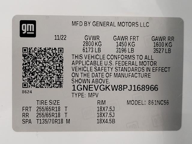 2023 Chevrolet Traverse LT Cloth