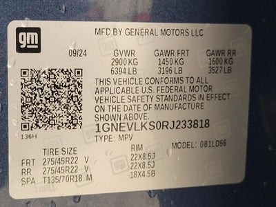 2024 Chevrolet Traverse RS