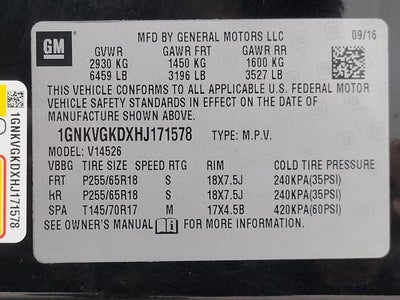 2017 Chevrolet Traverse LT