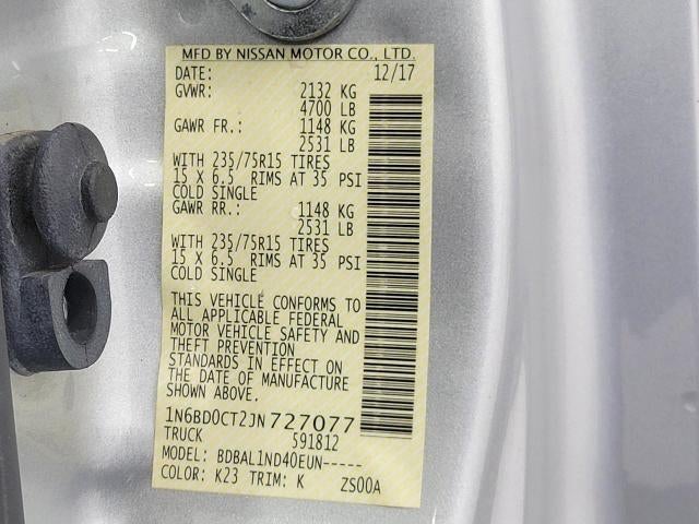 2018 Nissan Frontier S