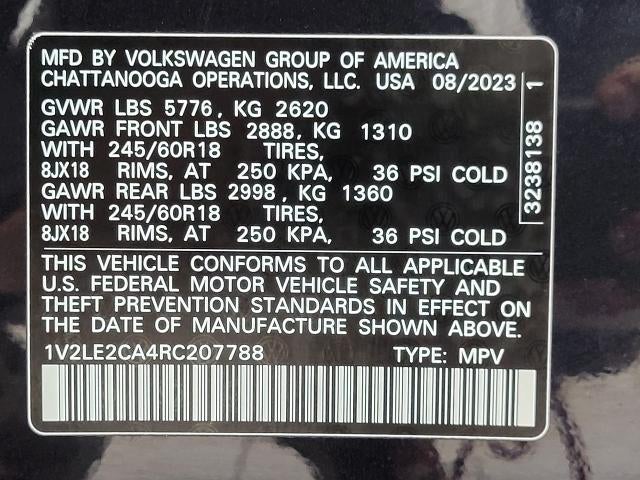 2024 Volkswagen Atlas Cross Sport 2.0T SE