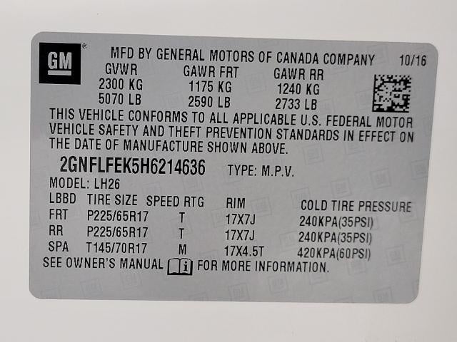 2017 Chevrolet Equinox LT