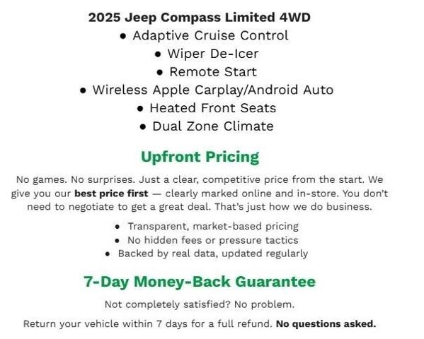 2025 Jeep Compass Limited 4x4