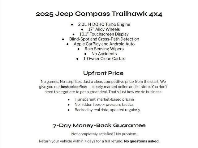 2025 Jeep Compass Trailhawk 4x4