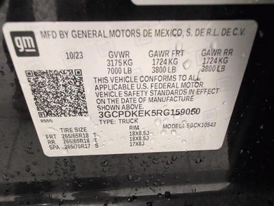 2024 Chevrolet Silverado 1500 LT (2FL)
