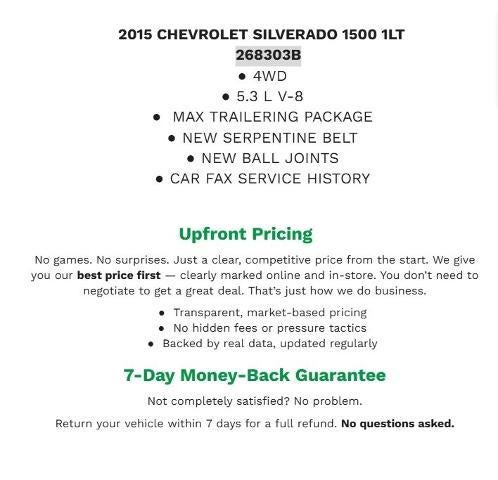 2015 Chevrolet Silverado 1500 LT