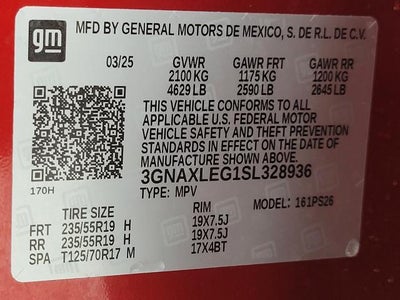 2025 Chevrolet Equinox RS