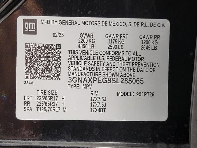 2025 Chevrolet Equinox LT