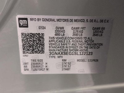 2025 Chevrolet Equinox AWD 4dr ACTIV w/KDZ