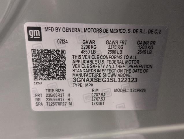 2025 Chevrolet Equinox AWD 4dr ACTIV w/KDZ
