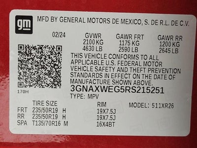 2024 Chevrolet Equinox RS