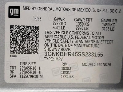 2025 Chevrolet Blazer 2LT