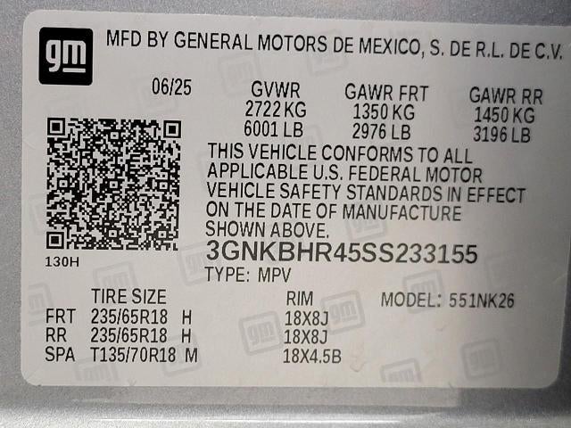 2025 Chevrolet Blazer 2LT