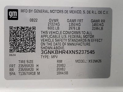 2022 Chevrolet Blazer 2LT