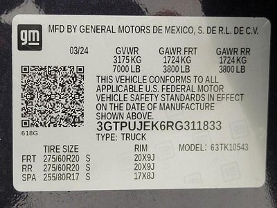 2024 GMC Sierra 1500 Elevation