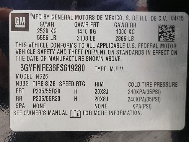 2015 Cadillac SRX Performance Collection