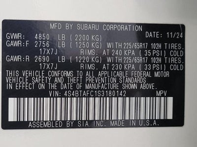 2025 Subaru Outback Premium