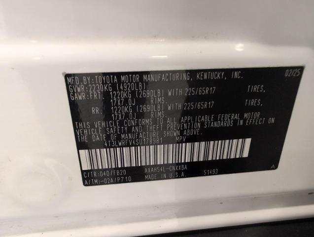 2025 Toyota RAV4 Hybrid LE