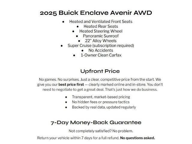 2025 Buick Enclave Avenir