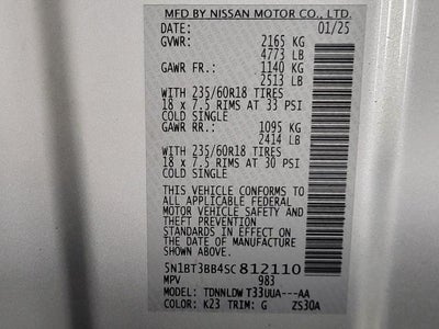 2025 Nissan Rogue SV