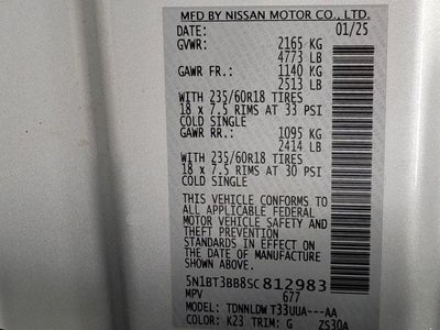 2025 Nissan Rogue SV