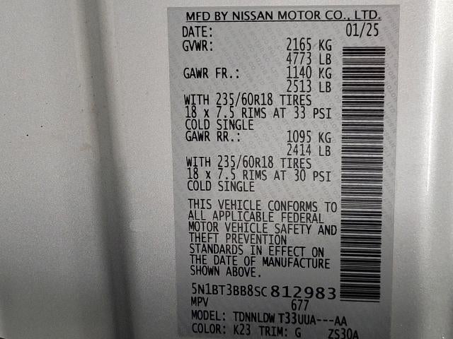 2025 Nissan Rogue SV