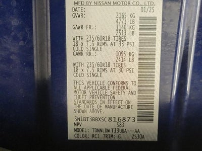 2025 Nissan Rogue SV