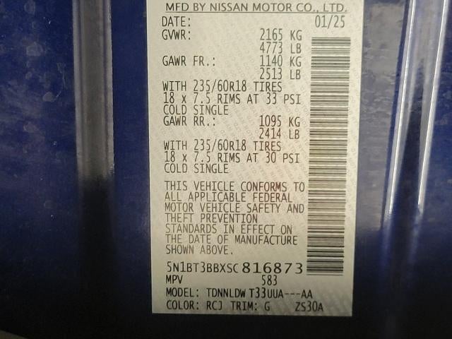 2025 Nissan Rogue SV