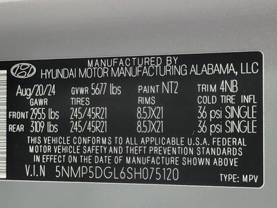 2025 Hyundai Santa Fe Calligraphy