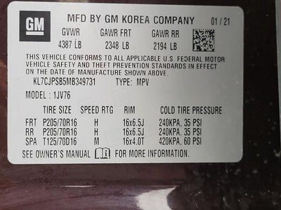 2021 Chevrolet Trax LT