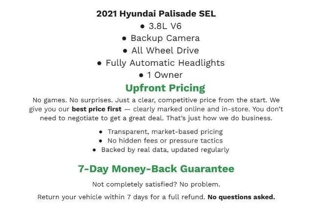 2021 Hyundai Palisade SEL