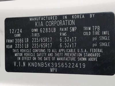 2025 Kia Carnival LXS